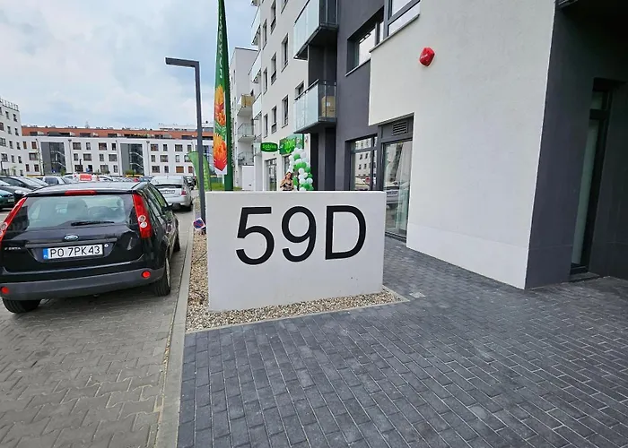 Bulgarska 59 - Sypialnia I Salon - 40m2 - Self Check In 24h 公寓 波兹南